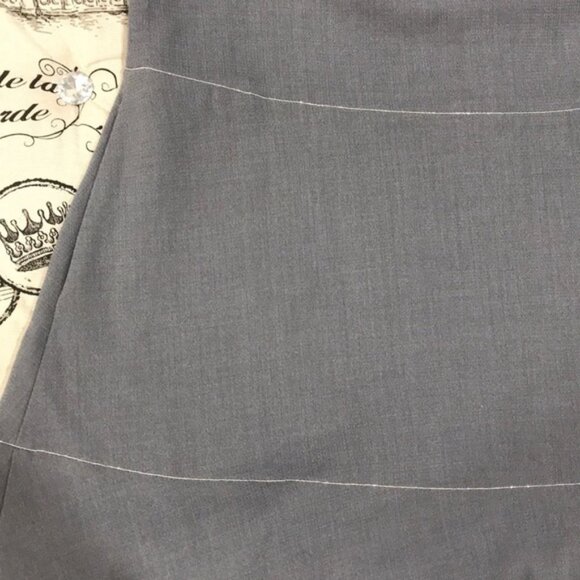 Lafayette 148 New YorkColby Sleeveless Wool Crepe Shift Dress - Picture 5 of 8